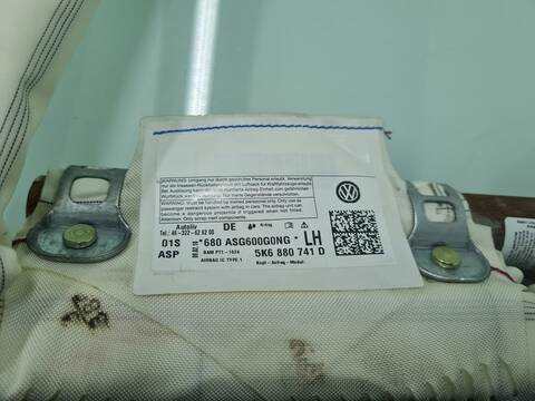 Foto 4ª: Airbag Cortina Delantero Izquierdo Volkswagen Golf 1.6 TDI DPF 105CV 77KW [CAY] (2010)