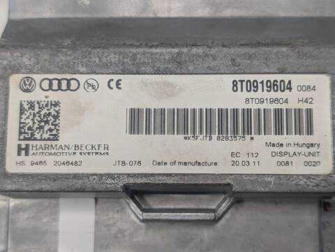 Foto 3ª: Pantalla Multifuncion Audi A4 E 136CV 100KW (2011)