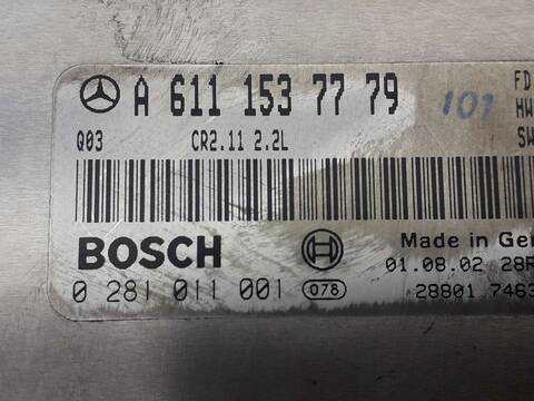 Foto 3ª: Centralita Motor ECU Mercedes Clase C 160 2.2 CDI CAT COUPE 143CV 105KW (2002)