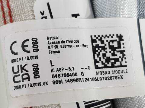 Foto 3ª: Airbag Cortina Delantero Izquierdo Dacia Sandero STEPWAY EXTREME (2022)