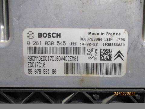 Foto 2ª: Centralita Motor ECU Citroen C3 COLLECTION 95CV 70KW [8H01] (2014)