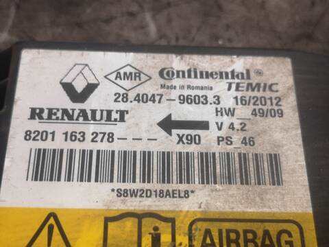 Foto 2ª: Centralita Airbag Dacia Sandero D4F732 (2012)