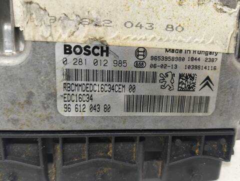 Foto 2ª: Centralita Motor ECU Citroen C4 AVATAR 2 HDI FAP CAT RHR - DW10BTED4) 136CV (2006)