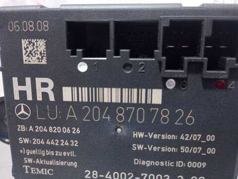 Foto 4ª: Centralita Motor ECU Mercedes Clase G 230 GLK 320 CDI 4-MATIC 204.983) 224CV 165KW [642961] (2010)