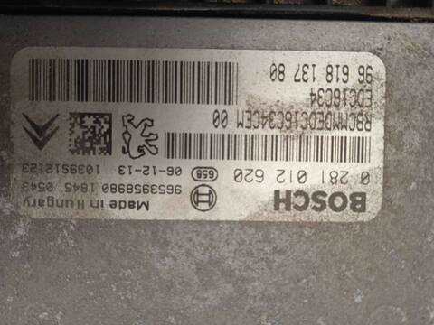 Foto 3ª: Centralita Motor ECU Peugeot Partner 1.6 16V HDI CAT 75CV 55KW [9HWDV6BTED4] (2007)