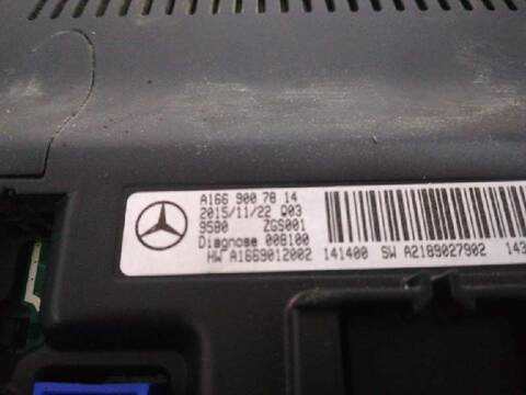 Foto 3ª: Pantalla Multifuncion Mercedes Clase A 140 A 180 CDI BLUEEFFICIENCY 176.012) 109CV 80KW [K9K] (2016)