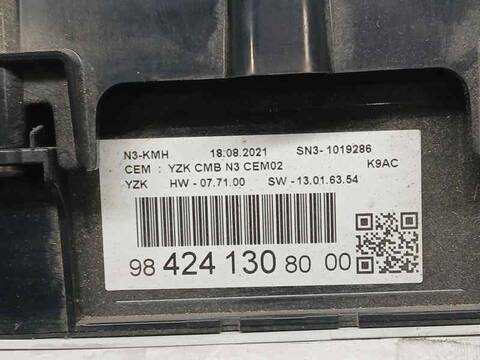 Foto 3ª: Cuadro de Instrumentos Citroen Berlingo FEEL M 5P 102CV 75KW [YH01] (2021)