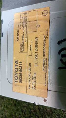 Foto 3ª: Sistema Audio Radio CD Toyota Land Cruiser 3.0 D KDJ120 VX [1KD-FTV] (2004)