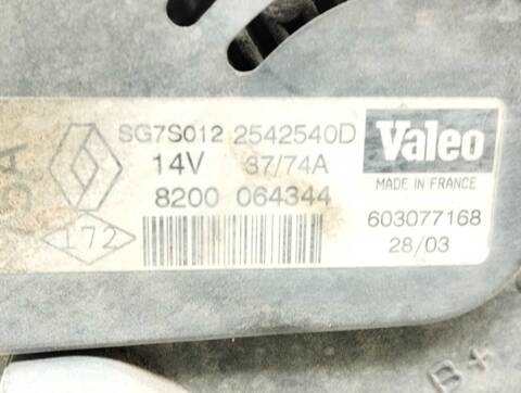 Foto 4ª: Alternador Renault Kangoo AUTHENTIQUE 58CV 43KW [D7F G7] (2003)