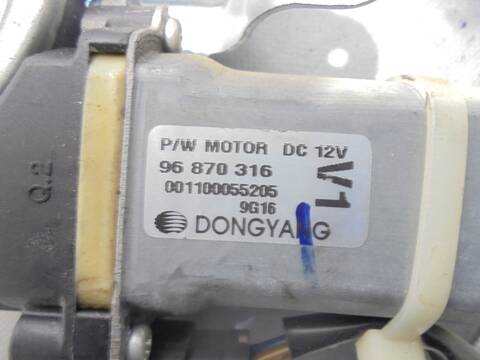 Foto 3ª: Elevalunas Eléctrico Delantero Izquierdo Chevrolet Aveo 1.2 CAT 84CV 62KW [B12D1] (2009)