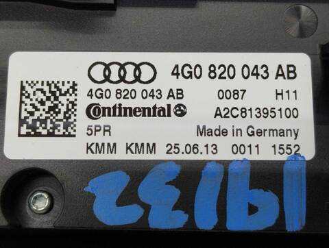 Foto 4ª: Mando Climatizador Audi A6 2.0 TFSI AVANT 180CV 132KW [CDNB] (2013)