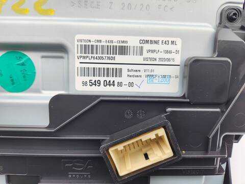 Foto 4ª: Cuadro de Instrumentos Citroen C5 1.6 PLUG-IN FEEL 150CV [5G06] (2024)