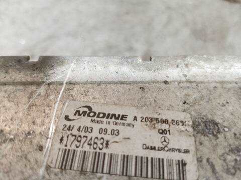 Foto 4ª: Intercooler Mercedes Clase C 160 C 220 CDI 203.706) COUPE 143CV 105KW [OM611962] (2003)