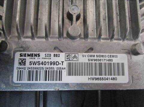 Foto 2ª: Centralita Motor ECU Citroen C5 2.0 HDI RERHRH) 136CV 100KW [RHR (DW10BTED4)] (2005)