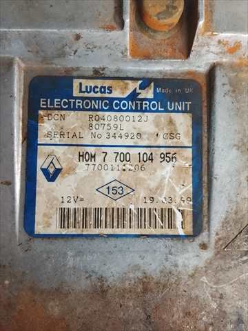 Foto 2ª: Centralita Motor ECU Renault Kangoo 1.9 D [D/F8Q K6] (1999)