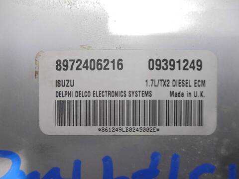 Foto 2ª: Centralita Motor ECU Opel Astra CLUB BERLINA 75CV 55KW [Y17DT] (2000)