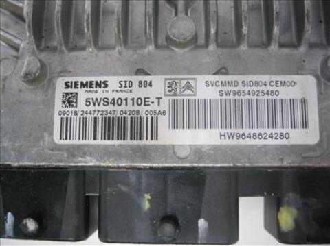 Foto 2ª: Centralita Motor ECU Citroen C3 1.4 HDI 68CV 50KW [8HX (DV4TD)] (2004)
