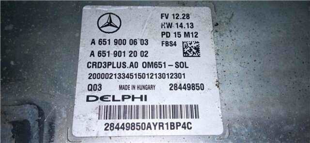 Centralita Motor ECU Mercedes Clase C 160 2.1 C 220 D (205.304) [2.1 LTR. - 125 KW CDI CAT]