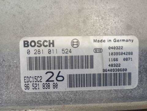 Foto 4ª: Centralita Motor ECU Citroen C5 2.0 HDI 90 SX/SX AUTOMATICO BERLINA 107CV 79KW [RHZ] (2004)