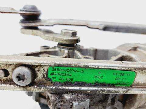 Foto 3ª: Motor Limpia Delantero Renault Fluence 1.5 DCI DIESEL FAP 110CV 81KW [K9K J8] (2011)