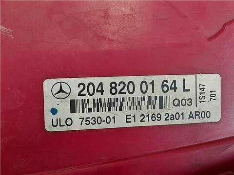 Foto 3ª: Piloto Trasero Izquierdo Mercedes Clase C 160 2.2 C 220 CDI 204.008) BERLINA 170CV 125KW [OM 646.811] (2007)