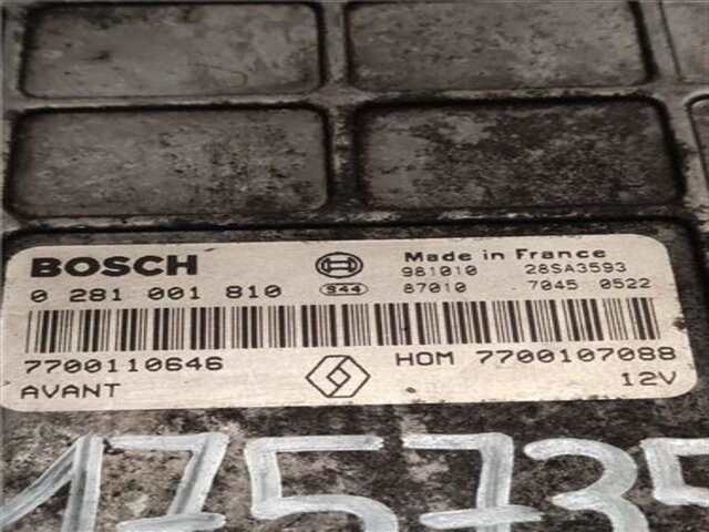 Foto 2ª: Centralita Motor ECU Renault Megane 1.9 DTI (BA1U) I (BA0/1_) [F9Q 744]