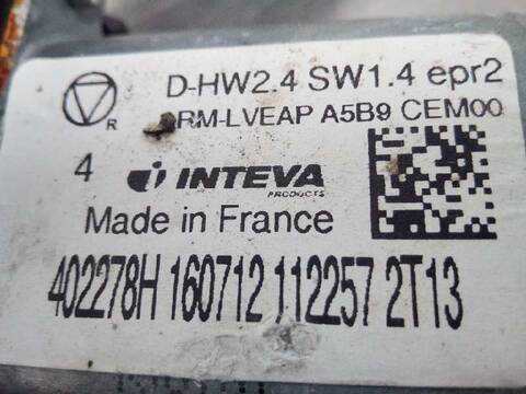 Foto 4ª: Elevalunas Manual Trasero Derecho Citroen C4 SEDUCTION 112CV 82KW [9HR] (2012)