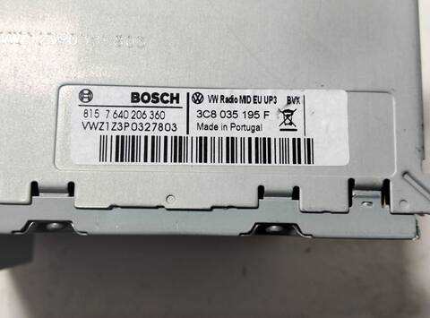 Foto 2ª: Sistema Audio Radio CD Volkswagen Touran CAY (2014)