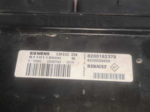 Foto 2ª: Centralita Motor ECU Renault Clio D7F720 (2002)