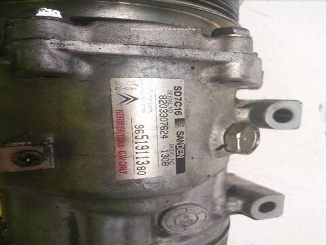 Foto 2ª: Compresor Aire Acondicionado Citroen C4 2.0 HDI 138 AUT. 136CV [RHJ (DW10BTED4)] (2006)