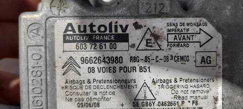 Foto 3ª: Kit Airbag Citroen C4 1.6 16V CAT NFU - TU5JP4) 109CV [NFUTU5JP4] (2008)