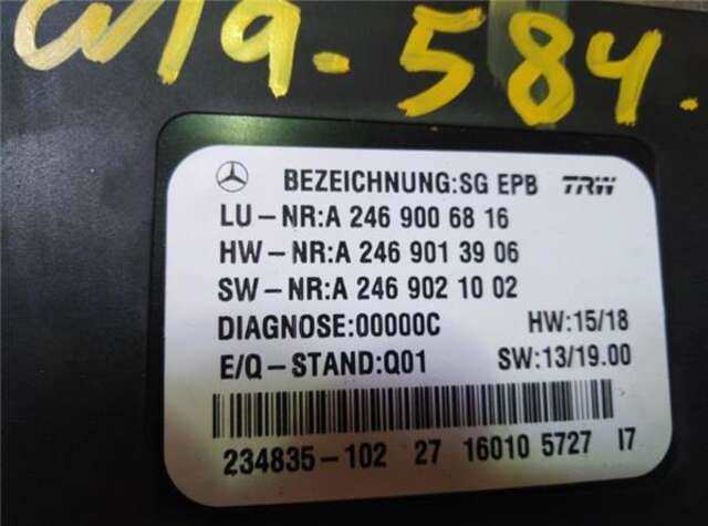 Centralita Motor ECU Mercedes Clase C 160 1.8 CLA 200 CDI (117.301) [1.8 LTR. - 100 KW CDI CAT]