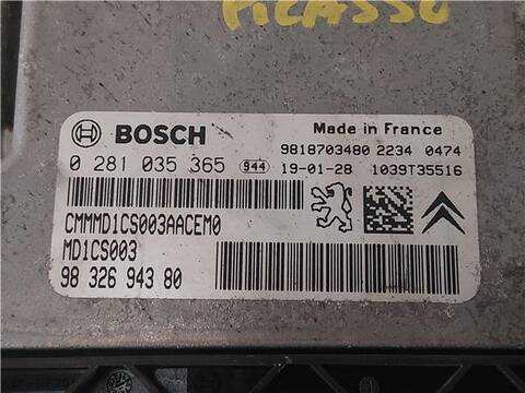 Foto 3ª: Centralita Motor ECU Citroen C4 1.5 FEEL PICASSO 131CV 96KW [YH01] (2019)