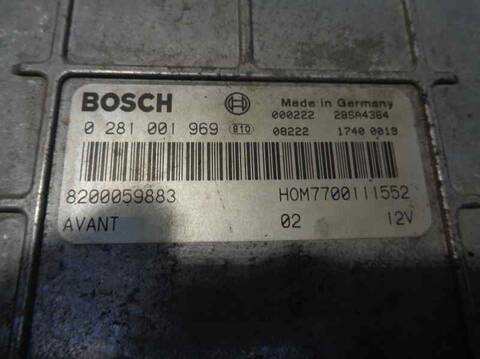 Foto 3ª: Centralita Motor ECU Renault Kangoo 54CV 40KW [F9Q] (2000)