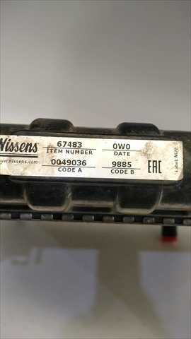 Foto 4ª: Radiador Motor Hyundai Terracan 2.9 D [DJ3] (2003)