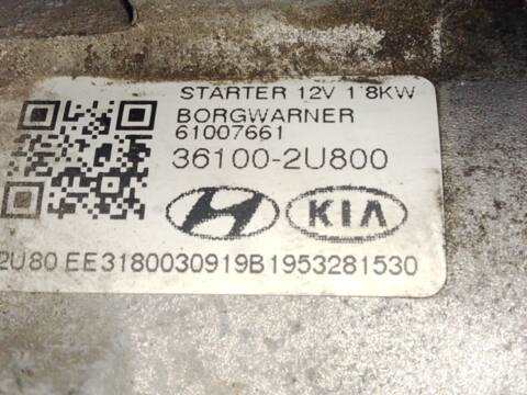 Foto 2ª: Motor de Arranque Hyundai i30 1.6 CRDI (2016)