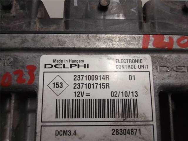 Foto 3ª: Centralita Motor ECU Renault Megane 1.5 BUSINESS [1.5 LTR. - 66 KW DCI DIESEL FAP] III BERLINA 5P (2008-_) [K9K 834]