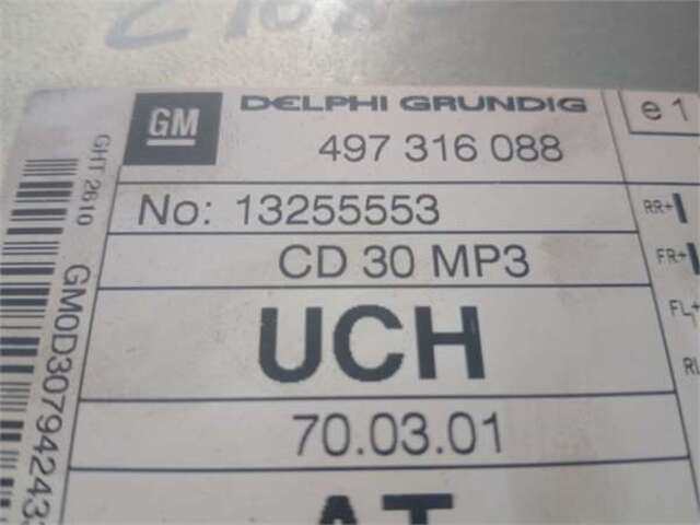 Foto 3ª: Sistema Audio Radio CD Opel Astra 1.7 CDTI [Z 17 DTH]