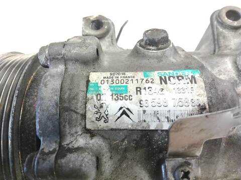 Foto 2ª: Compresor Aire Acondicionado Citroen C4 1.6 HDI [9HZ (DV6TED4)] (2006)