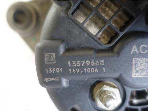 Foto 3ª: Alternador Opel Zafira 2.0 SELECTIVE 165CV 121KW [A20DTH] (2013)