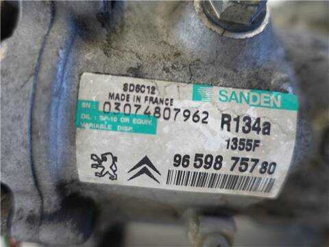 Foto 3ª: Compresor Aire Acondicionado Peugeot 308 1.6 SPORT 90CV 66KW [9HX Ó 9H02] (2009)