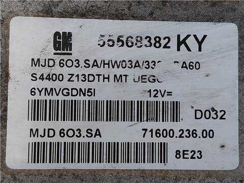 Foto 3ª: Centralita Motor ECU Opel Corsa 1.3 CATCH ME 90CV 66KW [Z13DTH] (2008)