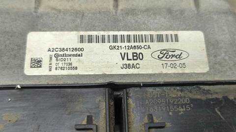 Foto 4ª: Centralita Motor ECU Ford Transit 300 L1 TOURNEO SPORT 170CV 125KW [YNFS] (2017)