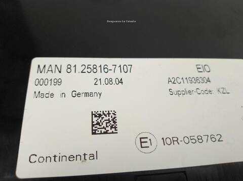 Foto 3ª: Centralita Motor ECU Man TGX 18.470 (2020)