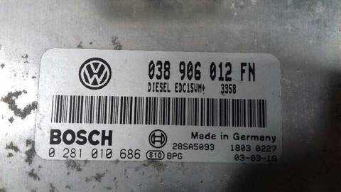Foto 3ª: Centralita Motor ECU Seat Leon 1.9 TDI 90CV 66KW [ALH] (2003)
