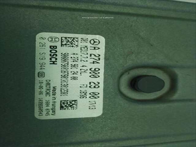 Foto 3ª: Centralita Motor ECU Mercedes Clase E 180 E 300 238.348) (2016)