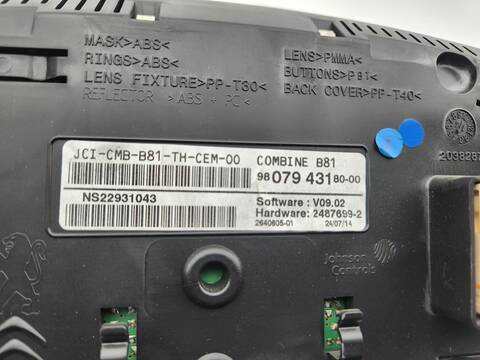 Foto 2ª: Cuadro de Instrumentos Citroen DS5 SPORT 181CV 133KW [AH02] (2014)