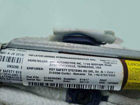 Foto 3ª: Airbag Cortina Delantero Derecho Fiat 500 BASIC 84CV 62KW [199B4000] (2014)