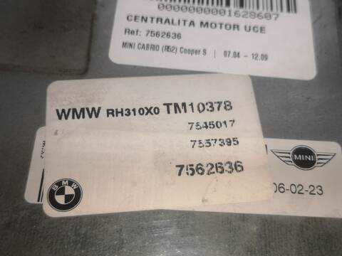 Foto 2ª: Centralita Motor ECU Mini Cabrio W11B16A (2006)