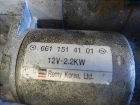 Foto 3ª: Motor de Arranque Ssangyong Rodius 2.7 XDI 163CV 120KW [D/ D27DT] (2007)